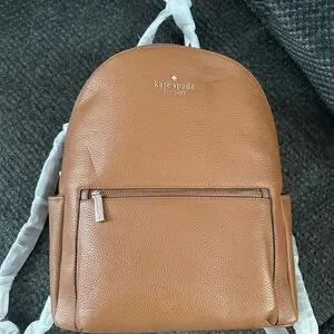RSQ | Bags | Rsq Warm Ginger Leather Backpack | Poshmark display picture 1